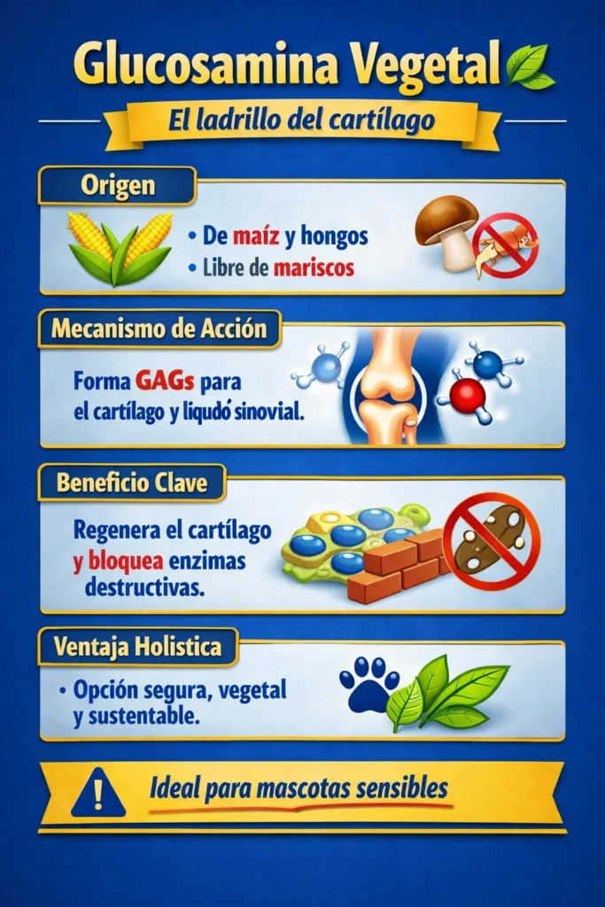 Sin embargo, la glucosamina vegetal —obtenida usualmente a través de la fermentación del maíz 
