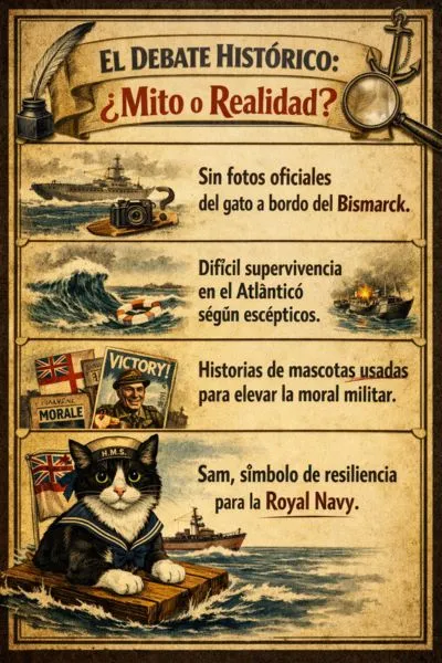 (56) El gato Sam “el Insumergible”. La Historia del invencible de 3 naufragios. 5 Sam “el Insumergible” mito o realidad