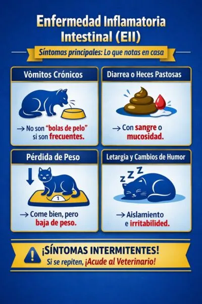 síntomas del Enfermedad Inflamatoria Intestinal (EII