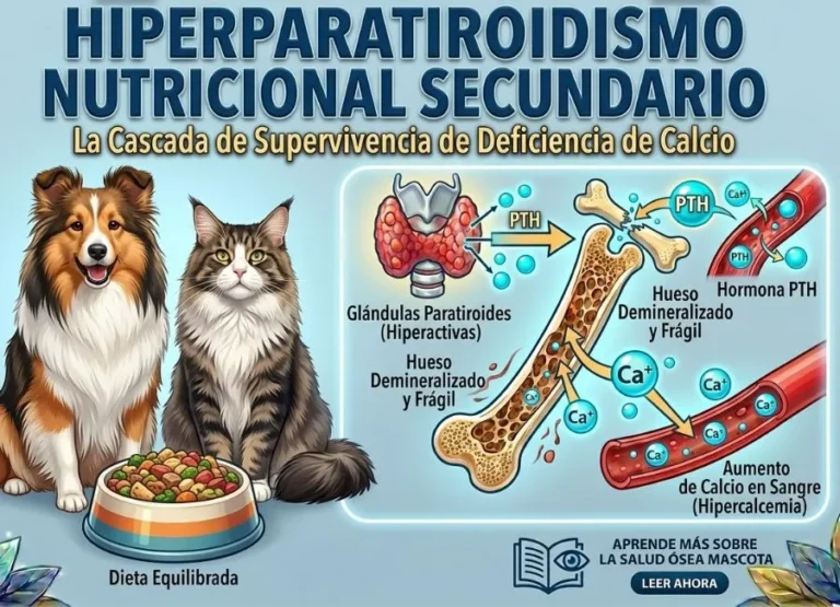 (56) Hiperparatiroidismo nutricional secundario – Dietas caseras sin suficiente calcio/fósforo 2