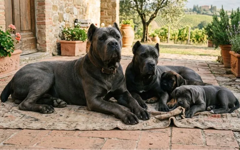 (54) Mastín Italiano (Cane corso). Todo sobre este majestuoso can. 9 vida reproductiva responsable del Mastín Italiano