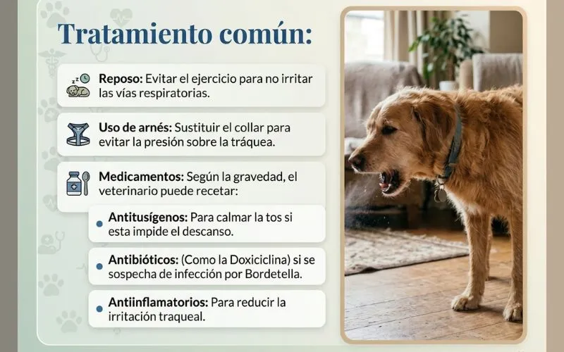 Tratamiento común de la tos de las perreras