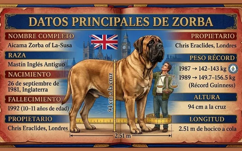 (57) El espectacular: Zorba el Perro mas grande del mundo (Guinness World Records) 2 Zorba el Perro mas grande del mundo