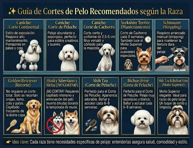 cortes según la raza