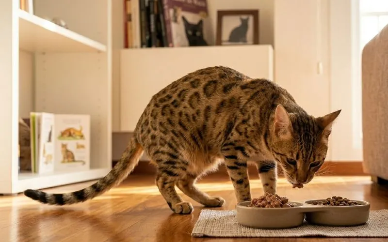 alimentación del Gato Serengeti