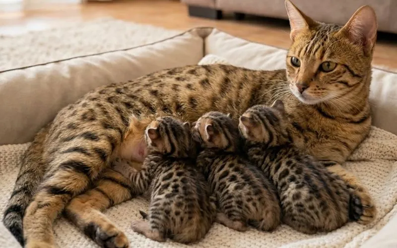 cria responsable del Gato Serengeti