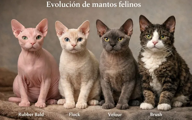 la evolucion de los mantos del Gato Donskoy