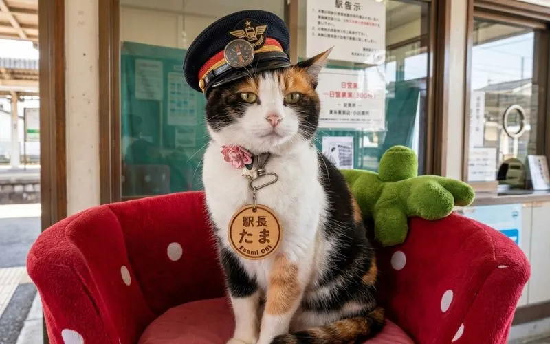 (59) La historia de Tama. La Gata que salvo la línea ferroviaria Kishigawa 3 La historia de Tama