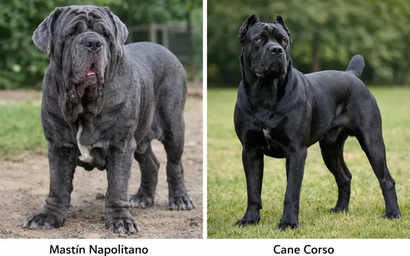 (54) Mastín Italiano (Cane corso). Todo sobre este majestuoso can. 2 Mastín Italiano (cane corso) vs mastín napolitano