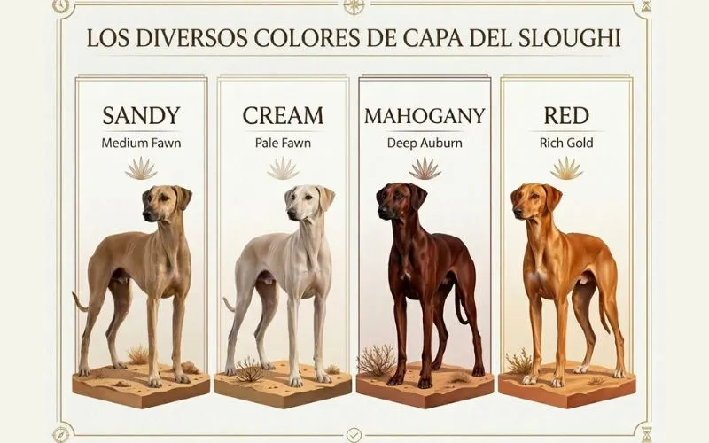 perro sloughi colores del Perro Sloughi