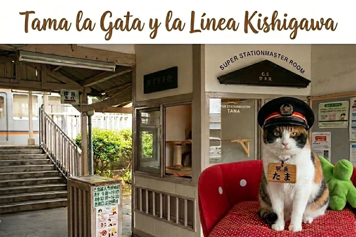 (59) La historia de Tama. La Gata que salvo la línea ferroviaria Kishigawa 1