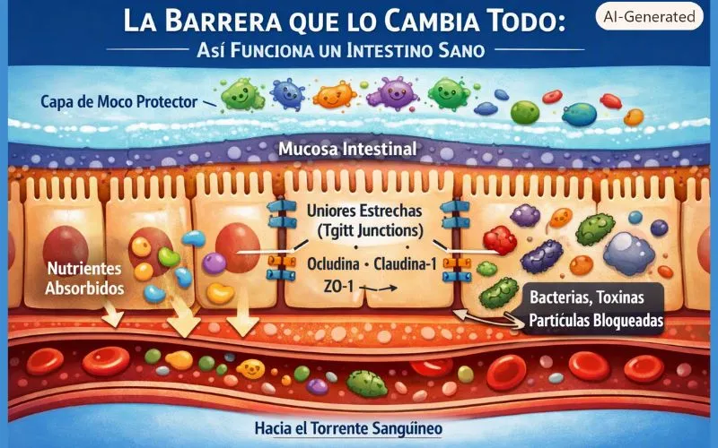 El Síndrome de Intestino Permeable barrera intestina ia