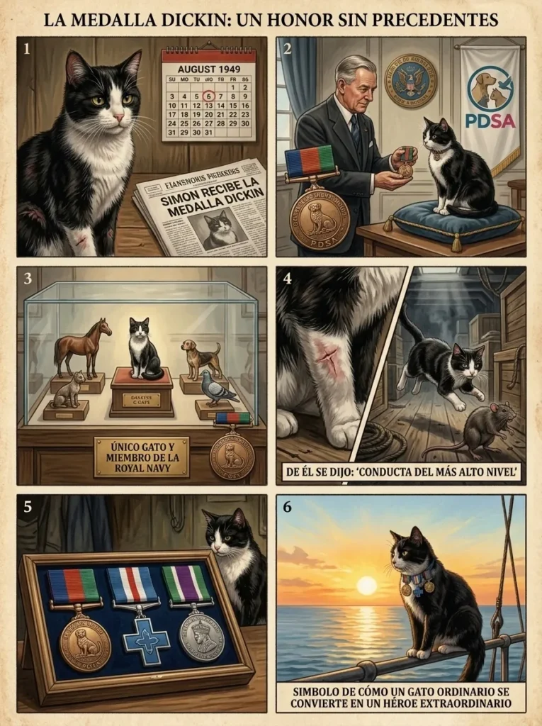 (63) El gato Simón: el minino que se convirtió en héroe de guerra a bordo del HMS Amethyst 5