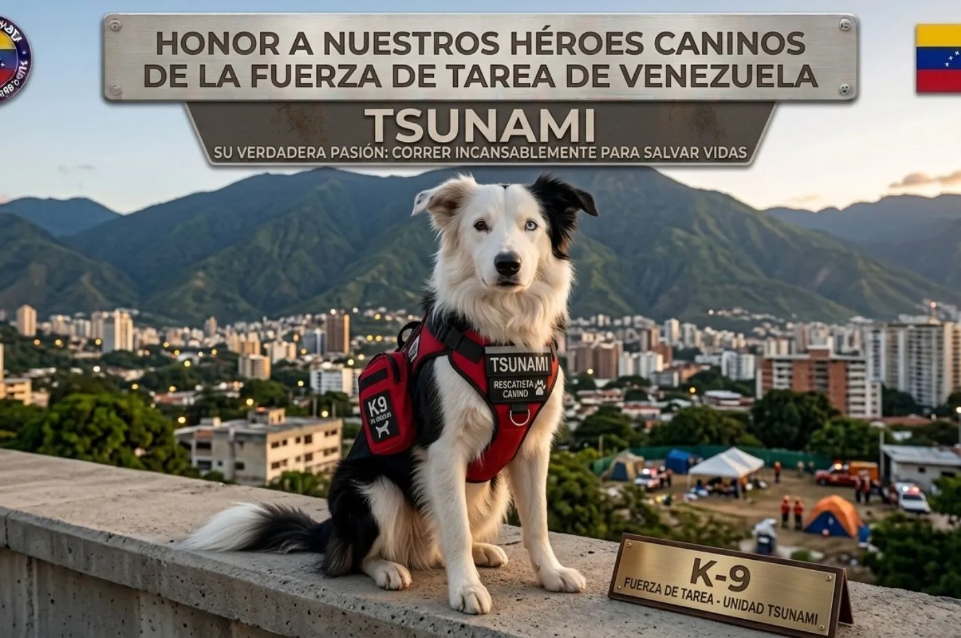 (66) Tsunami el Perro Rescatista: el perro que corrió sin descanso entre los escombros de Venezuela 1