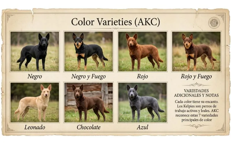 (63) "El Kelpie Australiano: Un Pastor Fascinante con Mente Propia" Todo sobre esta raza 3 Variedad de colores del Kelpie Australiano