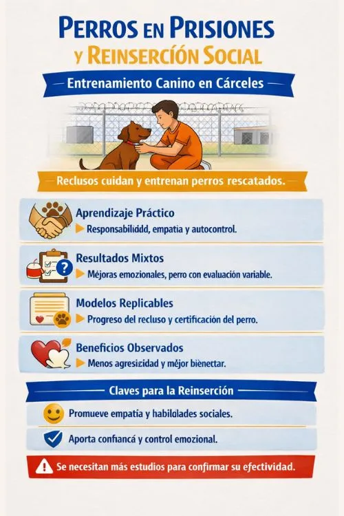 Perros de asistencia y terapia en prisiones