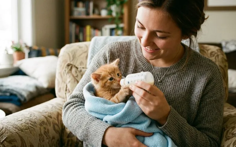 Cuidados especiales para cachorros y gatitos