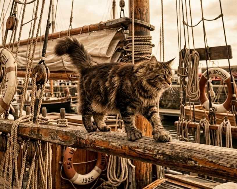 Maine Coon Polydactyl (1) Maine Coon Polydactyl