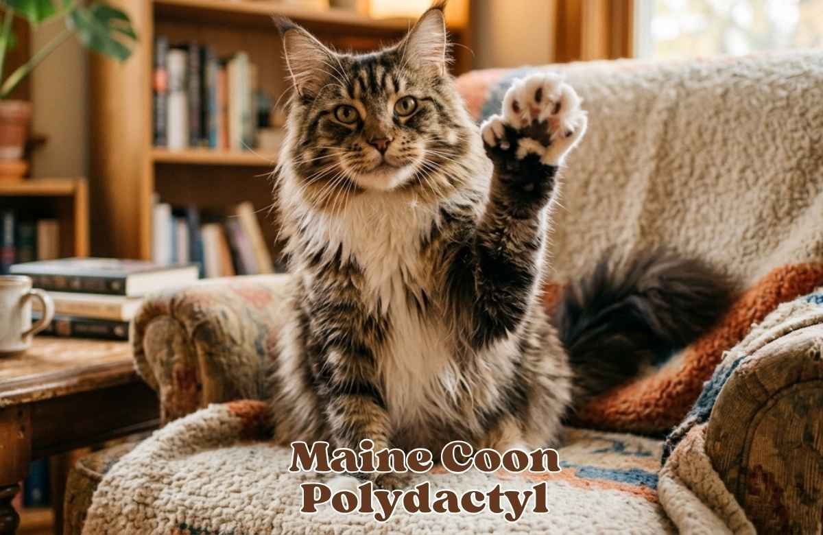 (72) Maine Coon Polydactyl: la raza de los dedos extra 1