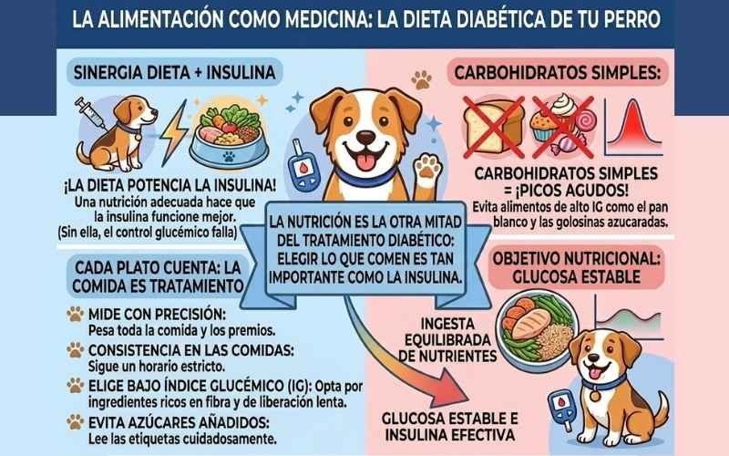 NUTRICION EN PERROS CON DIABETES (3) Nutrición para perros con diabetes