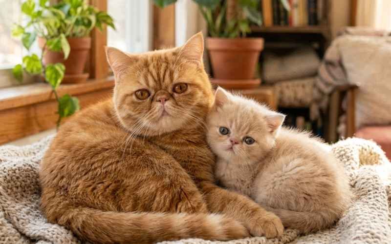 el gato Exotic Shorthair (1) El Gato Exótico de Pelo Corto