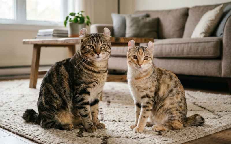 (71) Highlander (Pelo Corto): la raza felina con alma de gato montés y corazón de peluche 8