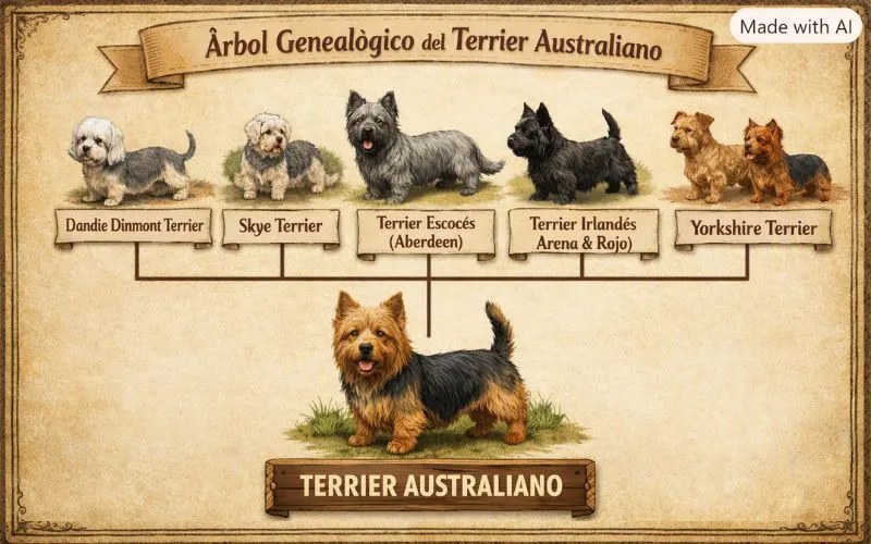 terrier autraliano Terrier Australiano y antecesores