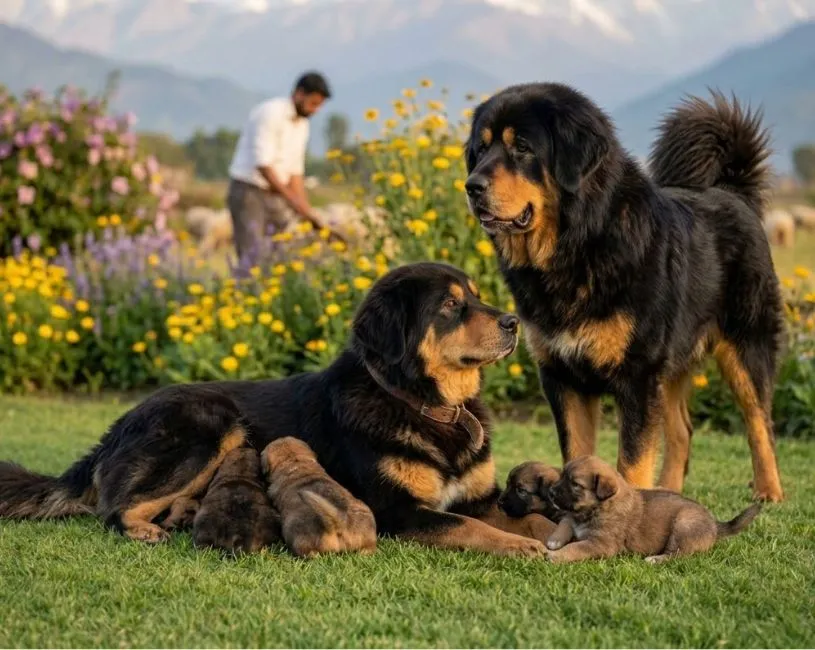 (75) El Perro Gaddi Kutta – El Guardián de los Himalayas (India/Nepal) 10 el perro Gaddi Kutta y su cria