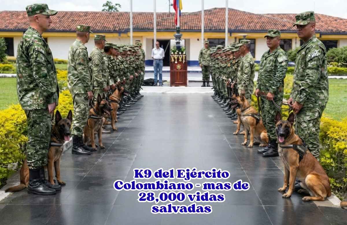 (73) K9 del Ejército Colombiano: los héroes de cuatro patas que salvan vidas (2020–2026) 1