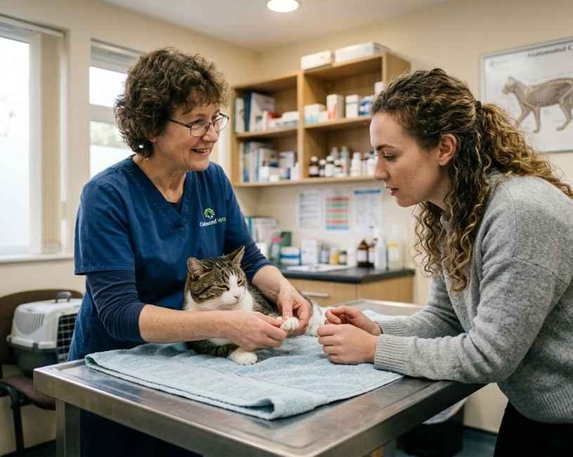 Cuidado holístico de articulaciones en gatos y la fisoterapia