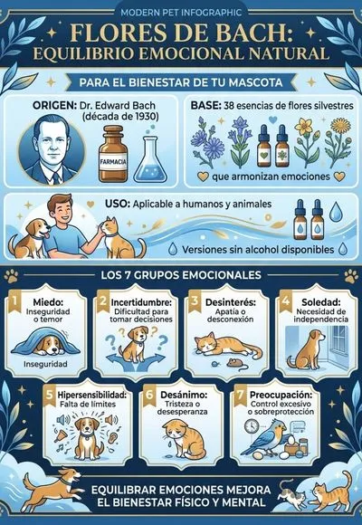 Terapias con flores de Bach en mascotas